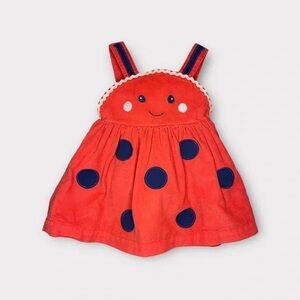 Baby Boden Lady Bug Dress